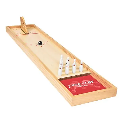GoSports Mini Wooden Tabletop Bowling Game Set For Kids & Adults • $49.99