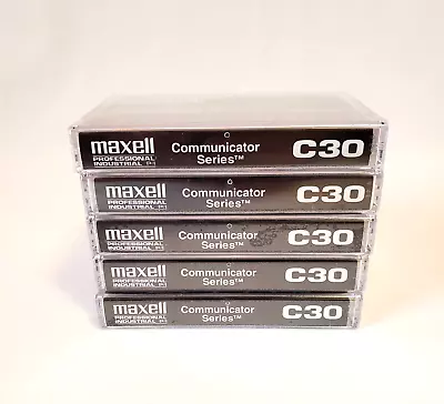 Maxwell Professional/Industrial Communicator Series C30 Cassette Pack Of 5 New • $15