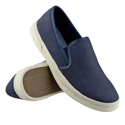 Mens Summer Casual Slip On Beach Holiday Shoes Lightweight Pumps Trainers • £14.95