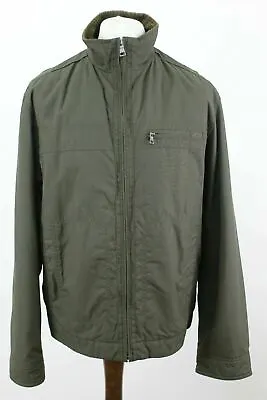 M&S Autograph Olive Windbreaker Jacket Size M • £14.55