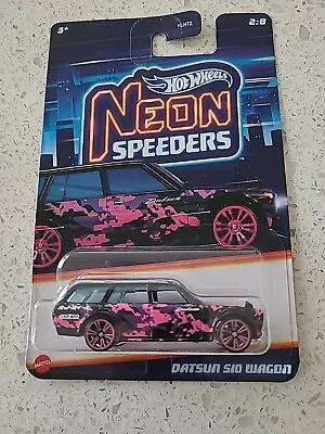 Hot Wheels Neon Speeders Datsun 510 Wagon 2/8 • $11.99