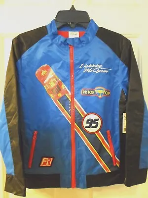 New Disney Cars Lightning McQueen Racing Jacket For Boys Sz 5/6  • $34.99