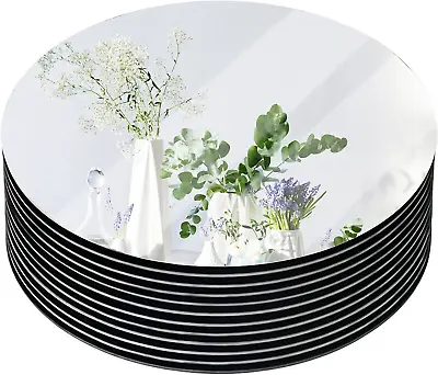 12  Round Mirrors For Centerpieces Circle Mirror Centerpieces For Tables • £55.10
