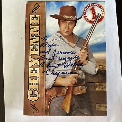 Cheyenne Complete First Season 1 (DVD 1983) VG Clint Walker Autograph Free Ship • $39.99