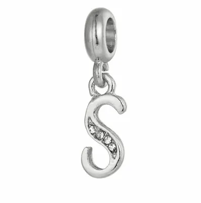Charm Silver Filled Letter  A To Z Dangle Alphabet • £4.89