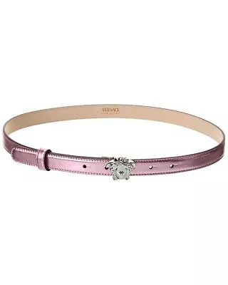 Versace La Medusa Leather Belt Women's Pink 80 • $230.99