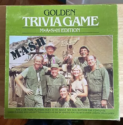 M.A.S.H. Edition Golden Trivia Game FREE SHIPPING Never Played • $27.95