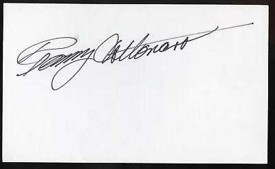 Tommy Cottonaro D2001 Signed Autograph 3x5 Cut Italian Actor The Wizard Of Oz • $18