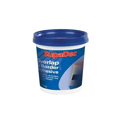 SupaDec Overlap & Border Adhesive Wallpaper Repair Vinyl Glue Paste 500g • £6.20