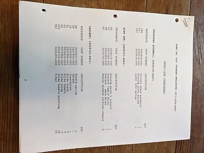 Sunn Spl 1225 Manual Fender Schematic Book Service Manual Part Guitar Amp Vtg • $12.31