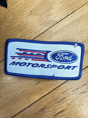 Set Of 2 - Ford Motorsport Dealer Patches Original - Very Rare - Vintage Mustang • $30