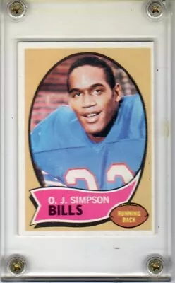 1970 Topps #90 O.J. Simpson Rookie Card Raw Vintage OJ RC Buffalo Bills • $51