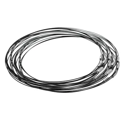 20Pcs Stainless Steel Choker Memory Wire Necklace Collar Cord DIY Jewelry 46mm • £6.12