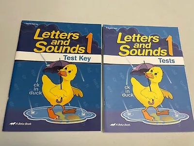 ABeka Letters And Sounds 1 Tests And Test Key Unused New Duck • $18.99