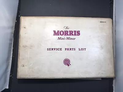 Morris Mini Minor Service Parts List Second Edition • $140