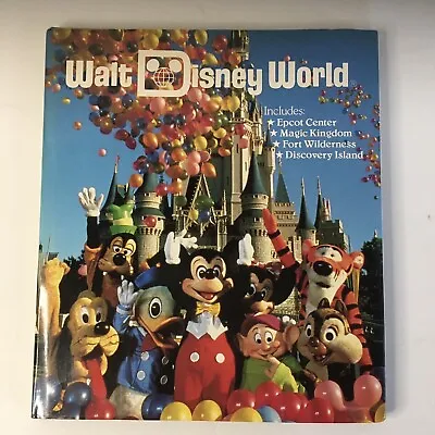 RARE 1987 - Walt Disney World & Epcot Center Book - By Crescent Books - Vintage • $10.90