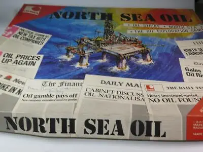 VINTAGE NORTH SEA OIL Board Game Omnia 1974 • £17.99