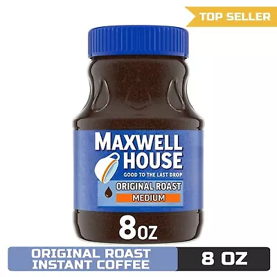 Maxwell House The Original Roast Instant Coffee 8 Oz Jar • $8.70