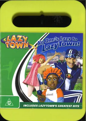 612 NEW SEALED DVD Region 4 NO ONE S LAZY IN LAZY TOWN • $29.80