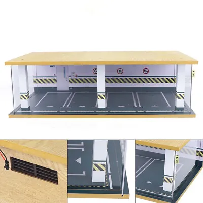 1: 24 Car Parking Lot Scene Garage Parking Space Display Model Acrylic Xmas Gift • $34