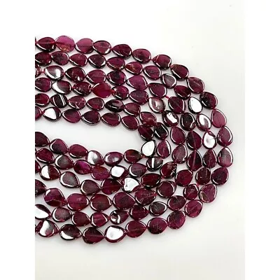 Natural Garnet Gemstone Pear Handmade Beads Size 8x6mm Full Strand Beads • $5.99