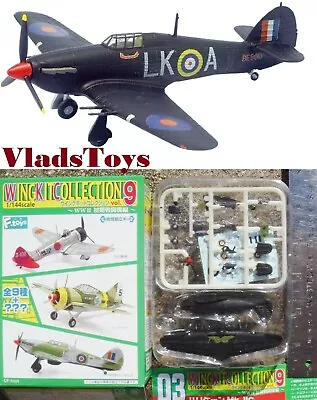 F-Toys 1:144 Wing Kit Collection 9 Hawker Hurricane Mk.IIC RAF Night Fighter 3B • $19.95