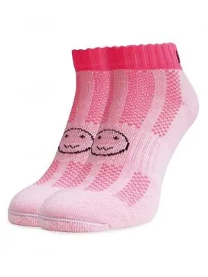 WackySox Bright Pink Trainer Socks • £7.49
