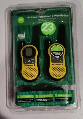 Motorola Talkabout 2-Way Radios FRS/GMRS MJ230R 22 Channels Yellow 2-Pack  • $55