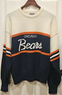 Vintage Pro Line CHICAGO BEARS Sweater MIKE DITKA CLIFF ENGLE 80s Sz L • $114.95