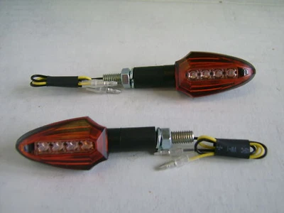 $44.48 • Buy New Led Mini Indicators Streetfighter Motorcycle Enduro Zxr Gsxr Cbr Sv Fzs R1 