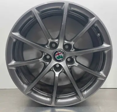 2017 Alfa Romeo Giulia Oem Rim Factory Wheel 17  X 7.5  10 Spoke Scuffs 2019 23 • $292.49