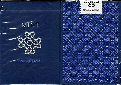 Mint V2 Blueberry Marked Playing Cards Poker Size Deck USPCC Custom Limited New • $19.99