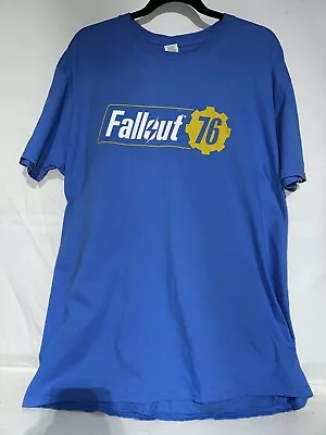 Fallout 76 Short-sleeve T-shirt. Size XL Blue Color. Xbox PlayStation. $20..obo • $20