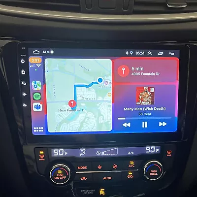10.1  Apple Carplay For 2014 2015 2016 Nissan Rogue Radio Android GPS Navigation • $138