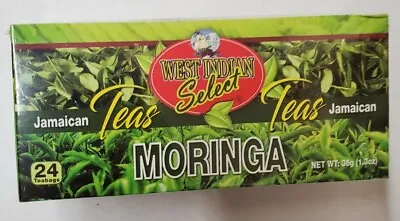 Jamaican Caribbean Moringa Tea All Natural Herbal Caffeine Free 24 Tea Bags • $6.99