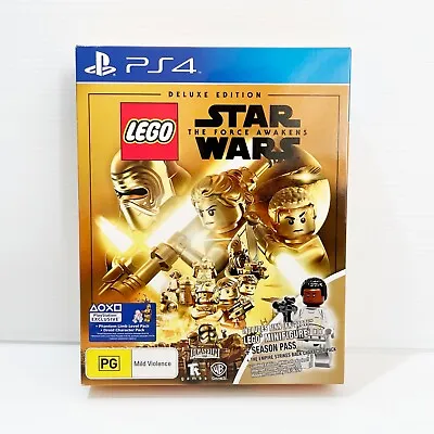 Lego Star Wars: The Force Awakens Deluxe Edition - PS4 - Free Postage • $98.88