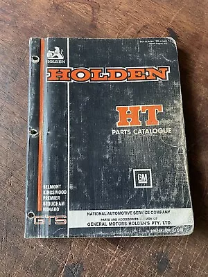 Holden Ht Parts Catalogue Service Manual Gts Premier Brougham Monaro Nasco Hg Hk • $249