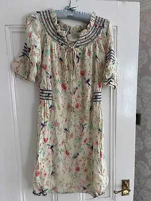 Matthew Williamson X H&M Bird Dress Size 12 • £10