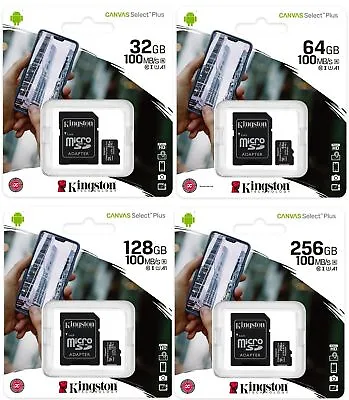 32GB/64GB/128GB Micro SD Card TF For Mobile Camera Dash Cam Sat Nav CCTV • £8.23