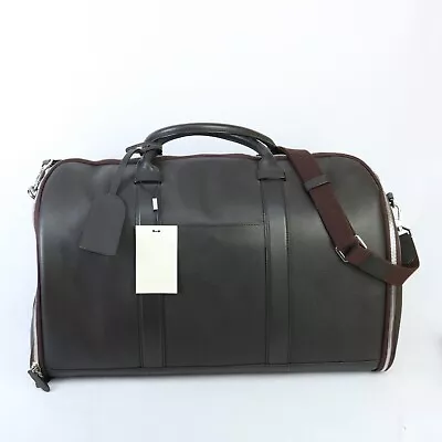 $449 Nwt Suitsupply Brown Leather Suit Carrier Holdall • $349.99