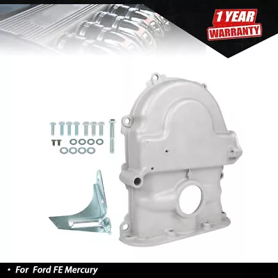 Big Block Polished Aluminum Timing Cover For Ford FE BBF Mercury 360 390 427 428 • $122.07