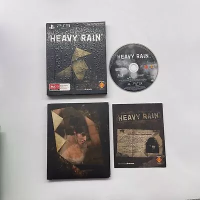 Heavy Rain Limited Collector’s Edition PS3 Playstation 3 Game + Manual 25F4 • $39.95