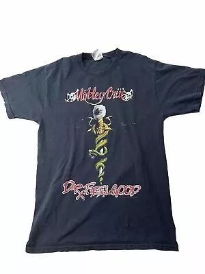 Vintage Motley Crue Shirt Adult M Graphic Dr Feelgood 2003 Band Concert Mens CB9 • $44