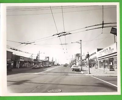 Philadelphia Street Scene Vintage Photo West Side Of Castor Avenue • $2.99