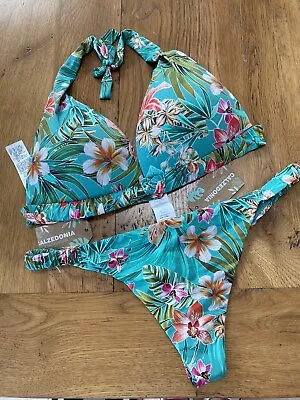 New Calzedonia Bikini Top IT 4/38 Brazillion Bottoms IT 4/L • £28