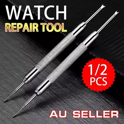 Wrist Watch Band Repair Tool Kit Spring Bar Pins Link Remover Tools Watchmakers • $3.95