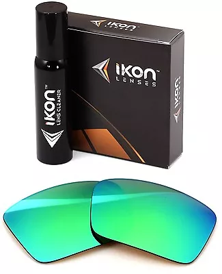 Polarized IKON Iridium Replacement Lenses For Oakley Break Point Emerald Mirror • $35.90