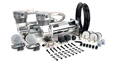 VIAIR Dual 480C Chrome Truck Mount Air Compressors Kit For Train Horns - 200 PSI • $467.95