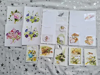 Various Garden Flowers Animals Birds Craft Embellishments Card Making • £0.99