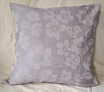 Next Floral Jacquard Cushion Cover Mauve Handmade 20  X 20  • £8.99